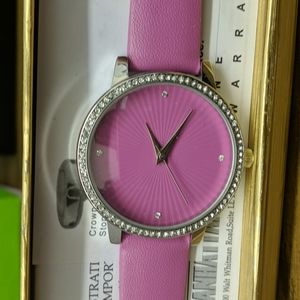 Manhattan by Croton NOS Pink Quartz Watch Jewelry